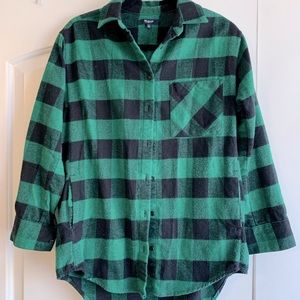 Madewell Flannel Top